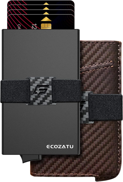 ECOZATU Slim RFID Leather Wallet