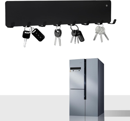 Heavy-Duty Magnetic Key Holder – No-Drill Organizer for Fridge, Garage & Home