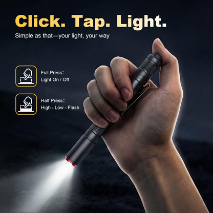 Hoxutym Rechargeable EDC Pen Flashlight