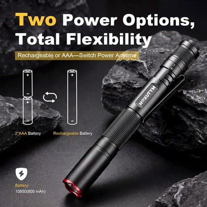 Hoxutym Rechargeable EDC Pen Flashlight