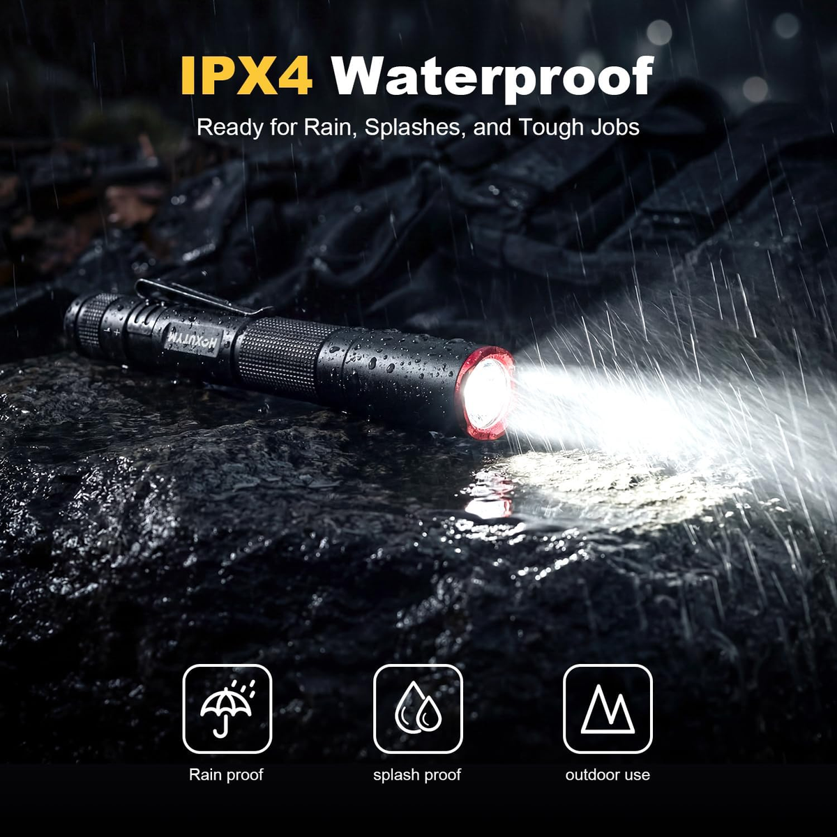 Hoxutym Rechargeable EDC Pen Flashlight