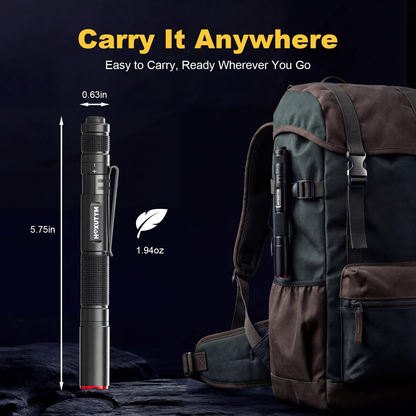 Hoxutym Rechargeable EDC Pen Flashlight