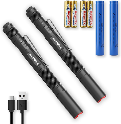 Hoxutym Rechargeable EDC Pen Flashlight
