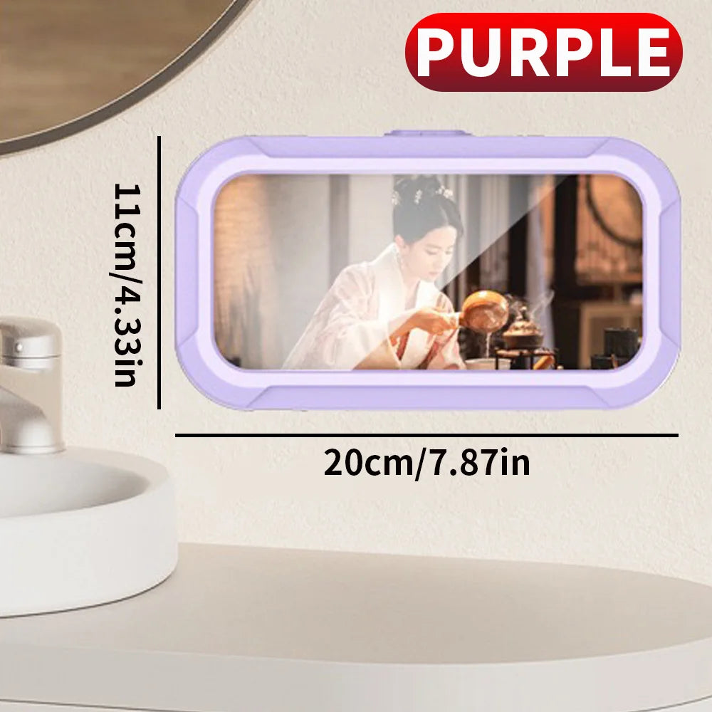 Shower Vault™ 1PC Bathroom Waterproof Phone Storage Box, Can Be Rotated for Appeal, and Can Be Used for Both Showering and Watching TV Shows