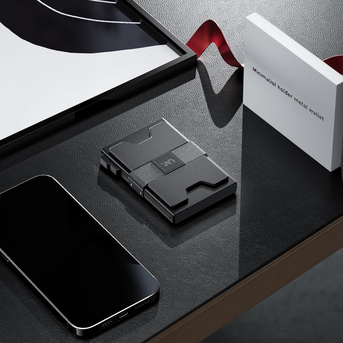 Slim RFID Metal Wallet with Pop-Up Card Holder