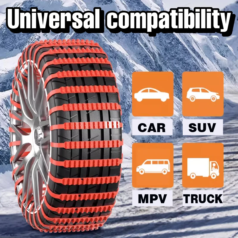 Universal Emergency Tire Snow Chains