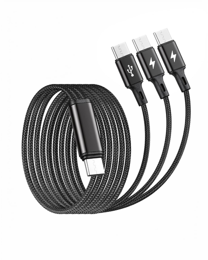 Viral Vault 3-in-1 USB-C Charging Cable