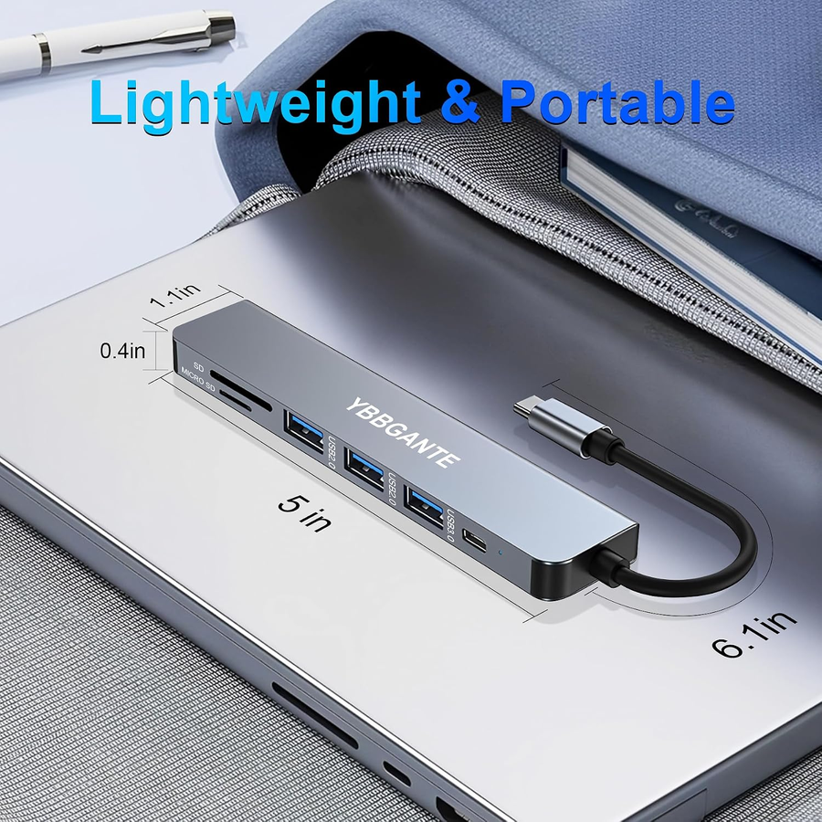Viral Vault 7-in-1 USB-C Hub – 4K HDMI & 100W PD