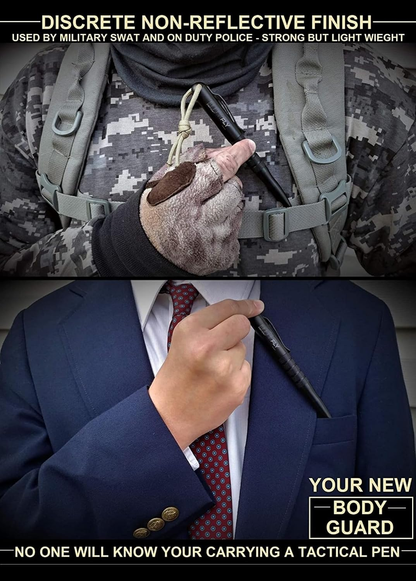Viral Vault Black Fly Tactical EDC Pen – 6061 Aluminum