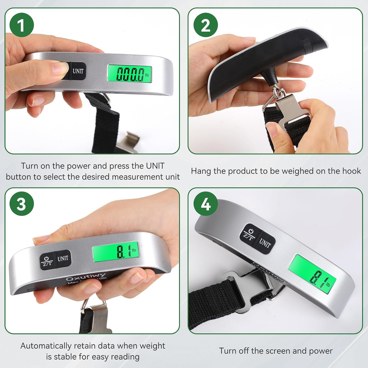 Viral Vault Digital Luggage Scale