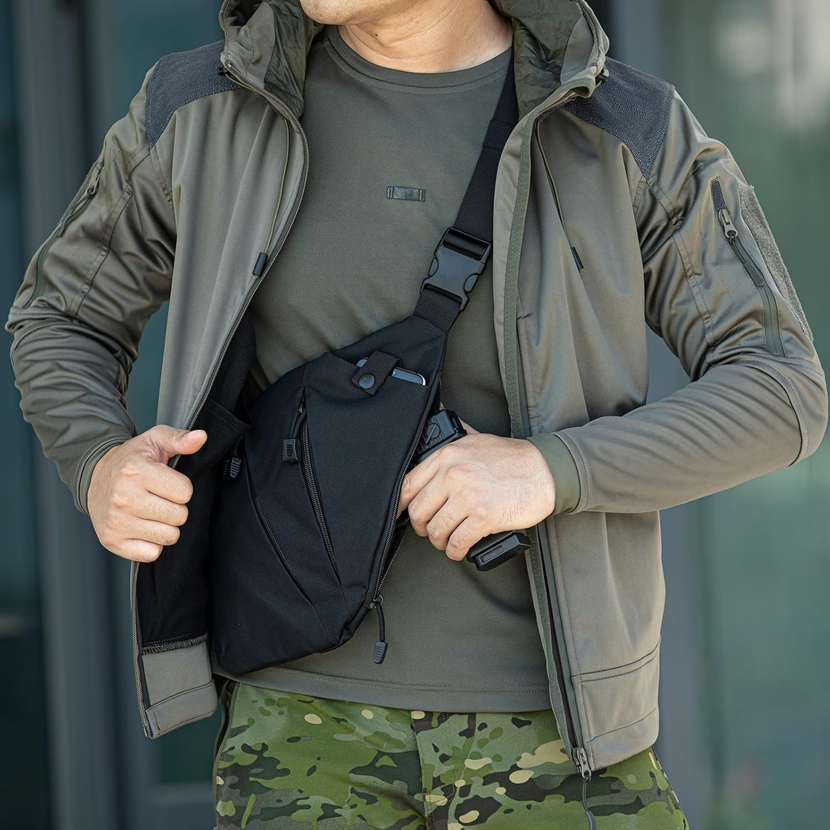 Viral Vault Everyday Sling Bag — Concealed Carry & Travel Organizer