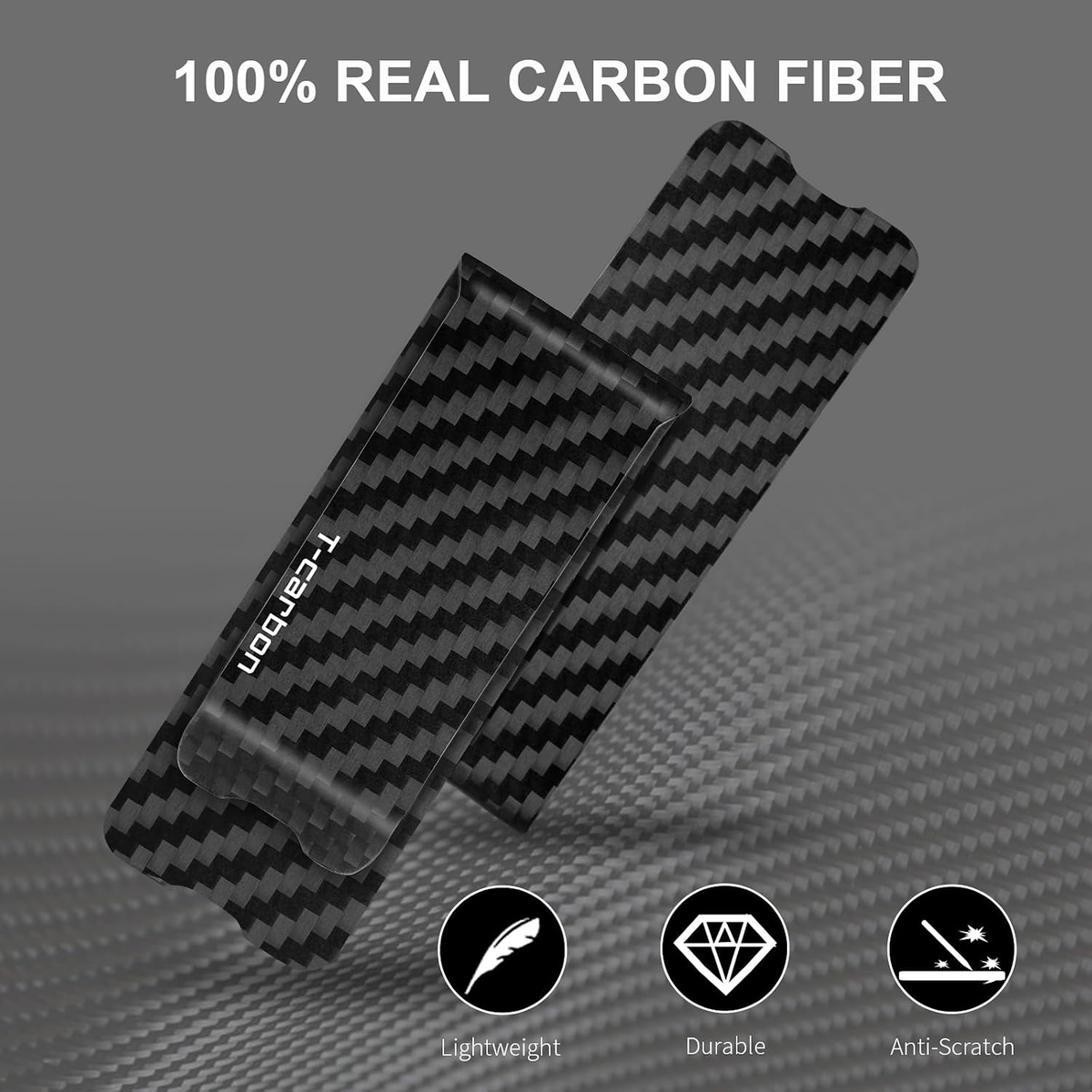 Viral Vault Carbon Fiber Money Clip
