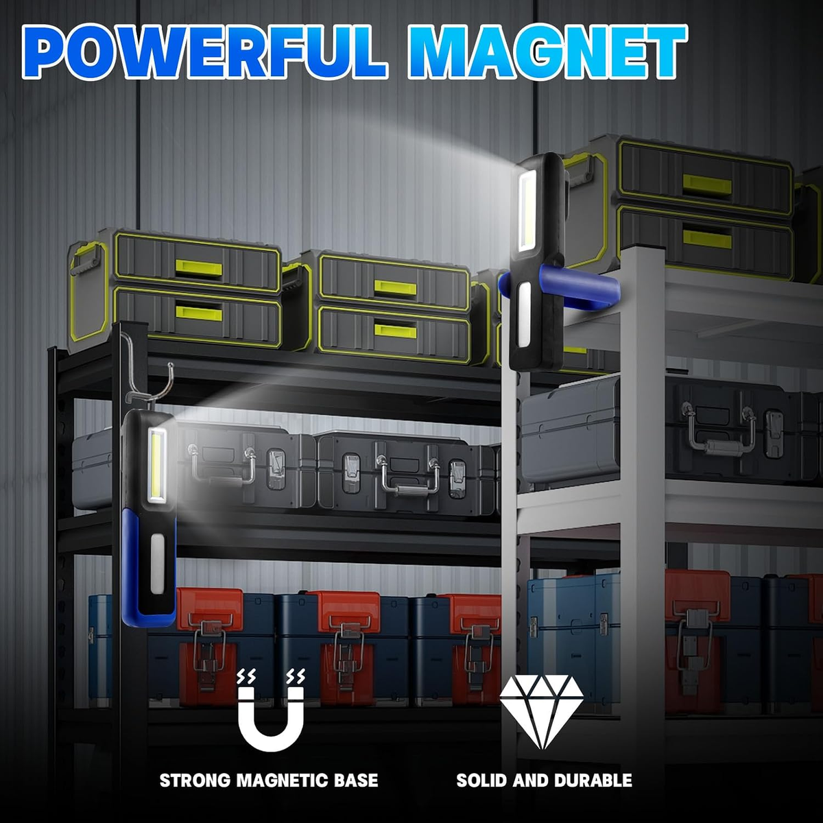 Viral Vault Magnetic Work Light – 500 Lumens