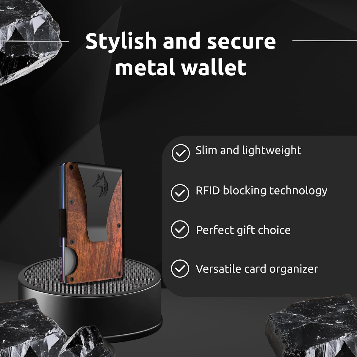 Viral Vault Slim RFID Metal Money Clip Wallet