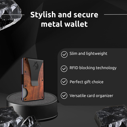 Viral Vault Slim RFID Metal Money Clip Wallet