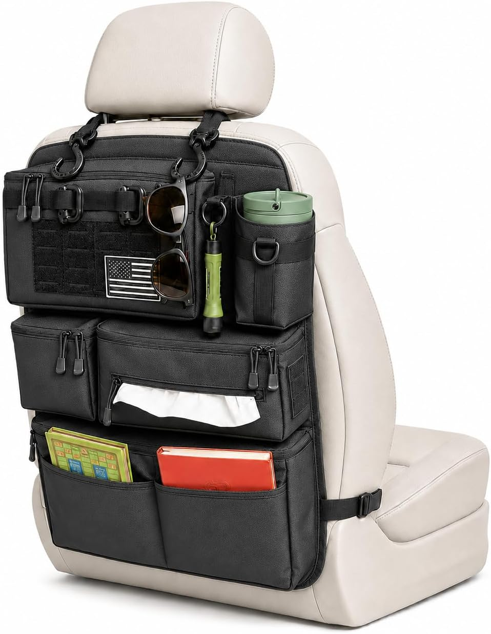 Viral Vault Tactical Seat Back Organizer