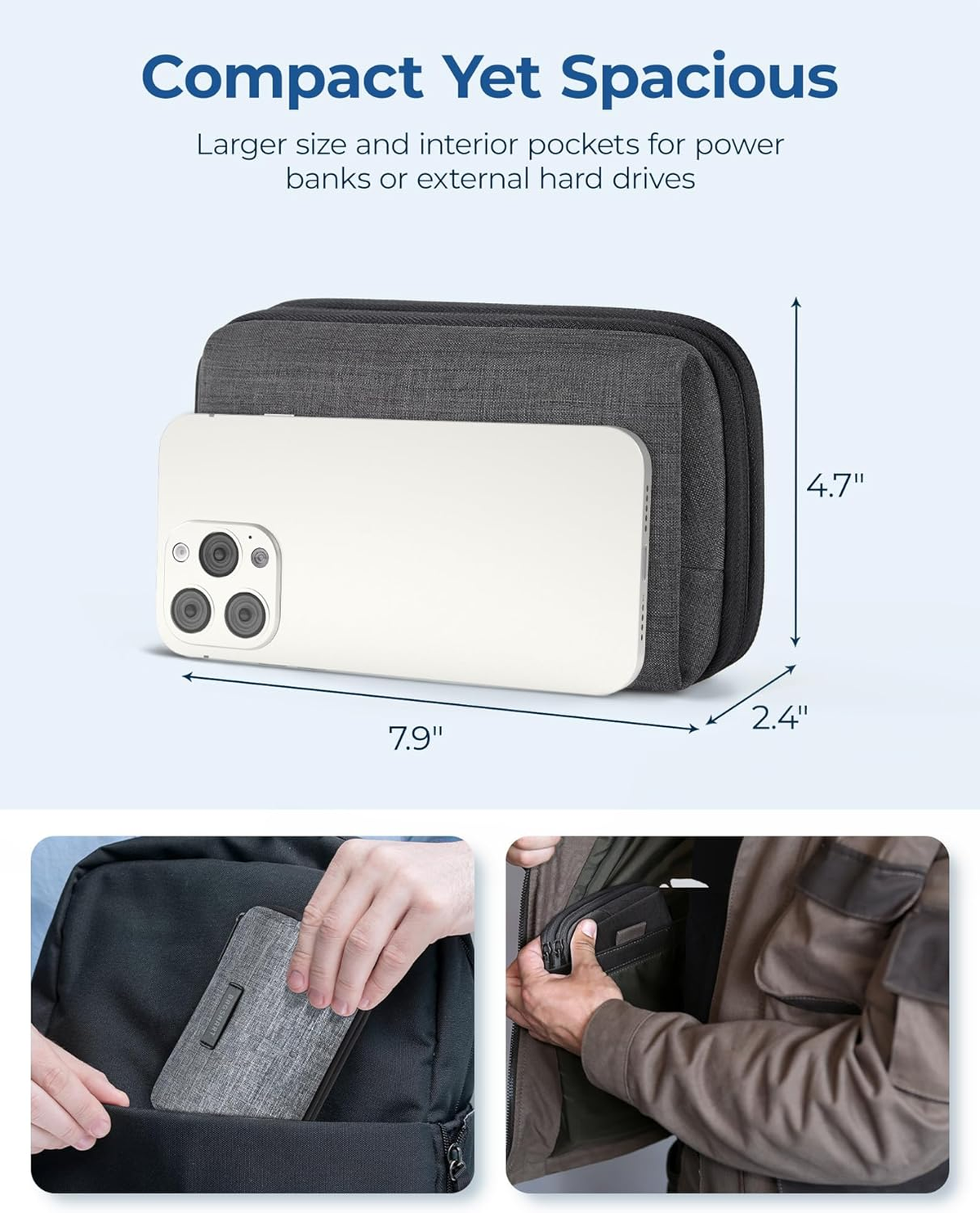 Viral Vault Tech Organizer Bag