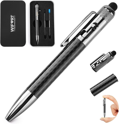 WIFORT Carbon Fiber Bolt-Action Pen with Stylus