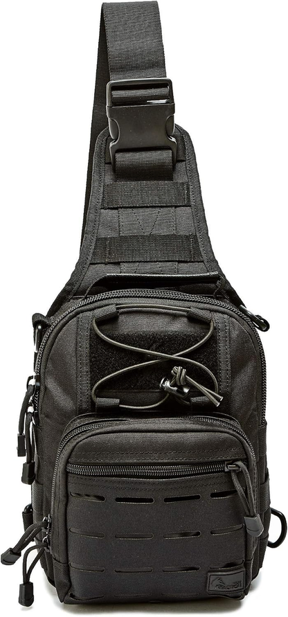 WOLF TACTICAL EDC Sling Bag - Concealed Carry Shoulder Bag for Range, Travel, Hiking, Outdoor Sports