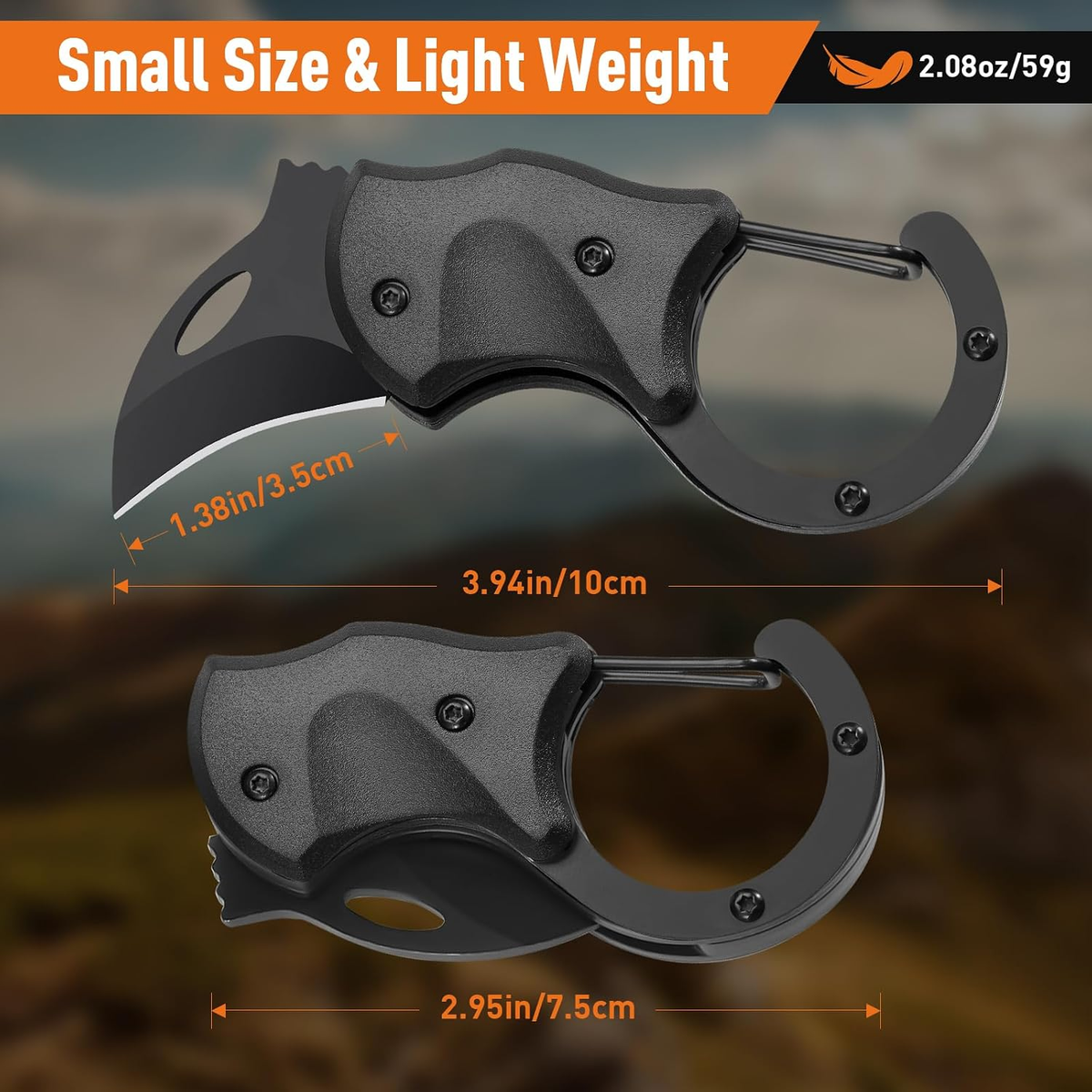 ZOOI Mini Carabiner Multitool