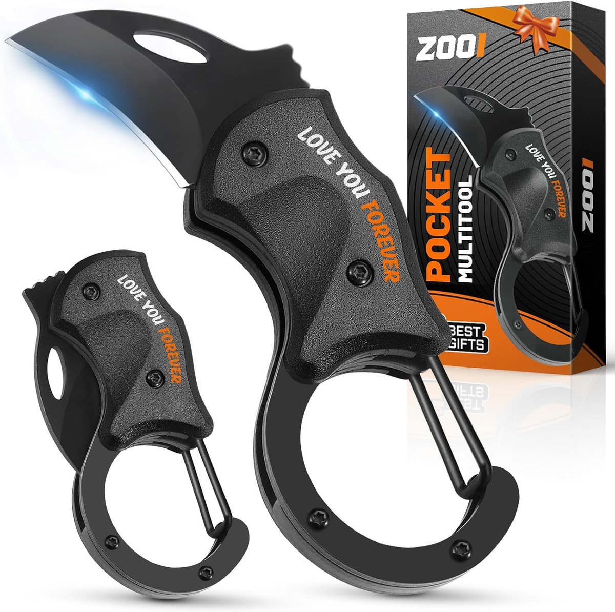 ZOOI Mini Carabiner Multitool