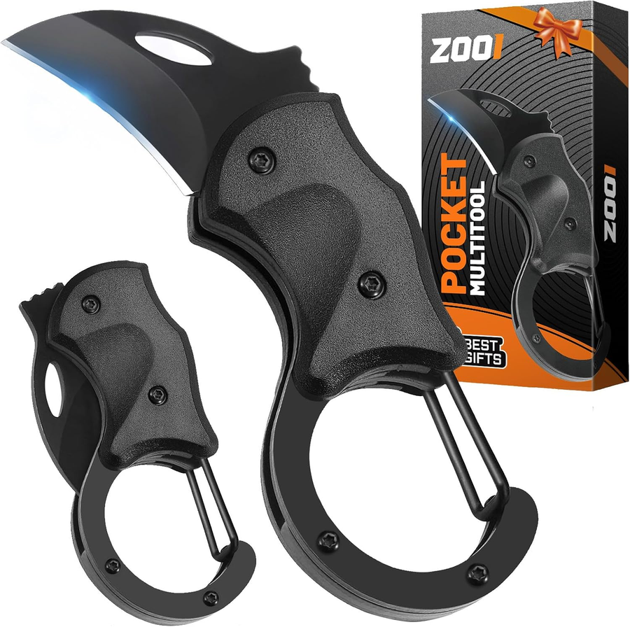 ZOOI Mini Carabiner Multitool