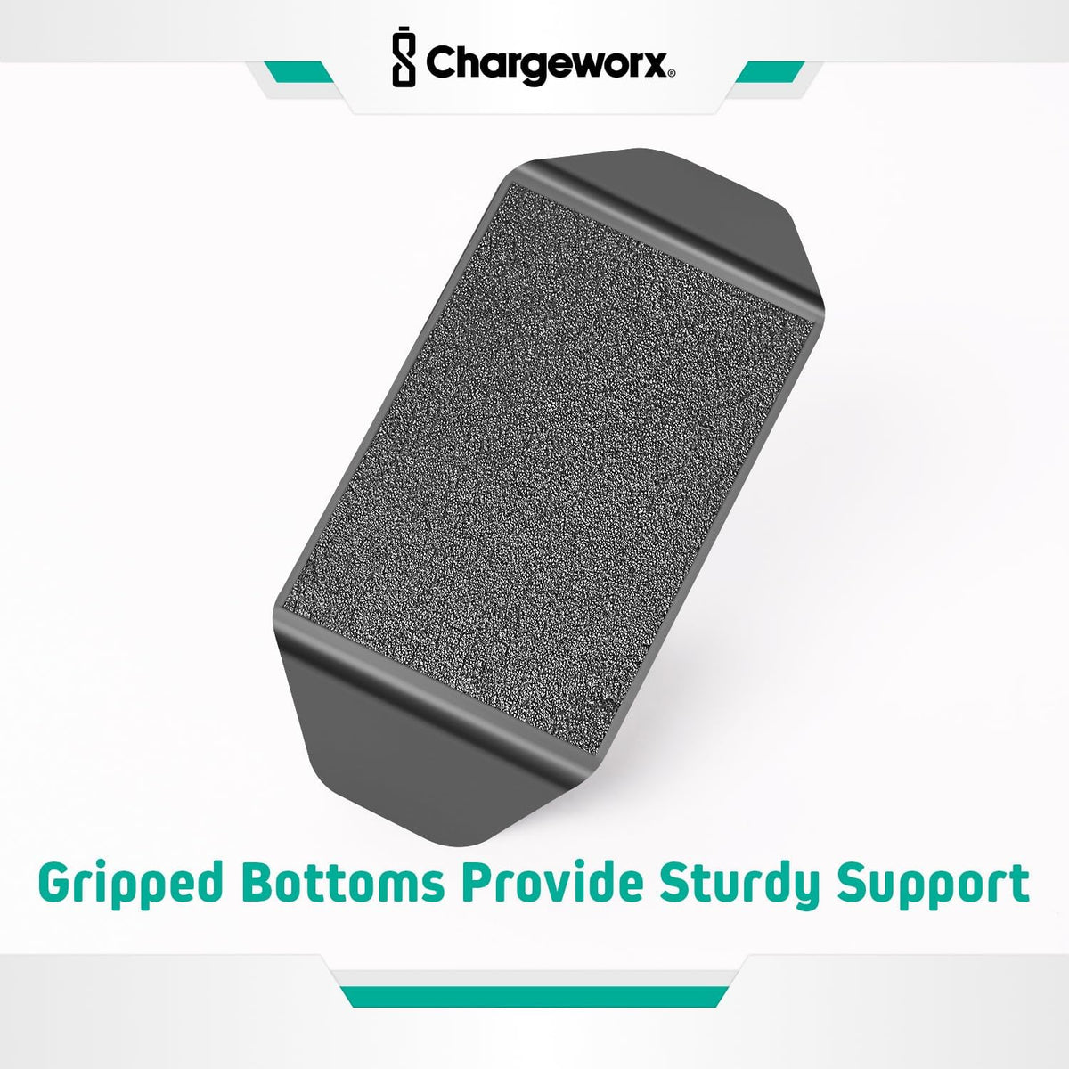 Viral Vault Magnetic Cable Holder — Weighted Base & 3 Magnetic Cable Clips