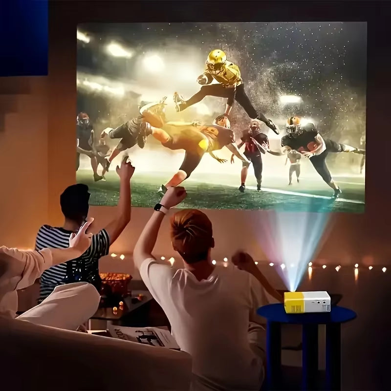 Powerful Native HD Mini Projector Portable Home Theater Projectors Supports HDMI USB Connection