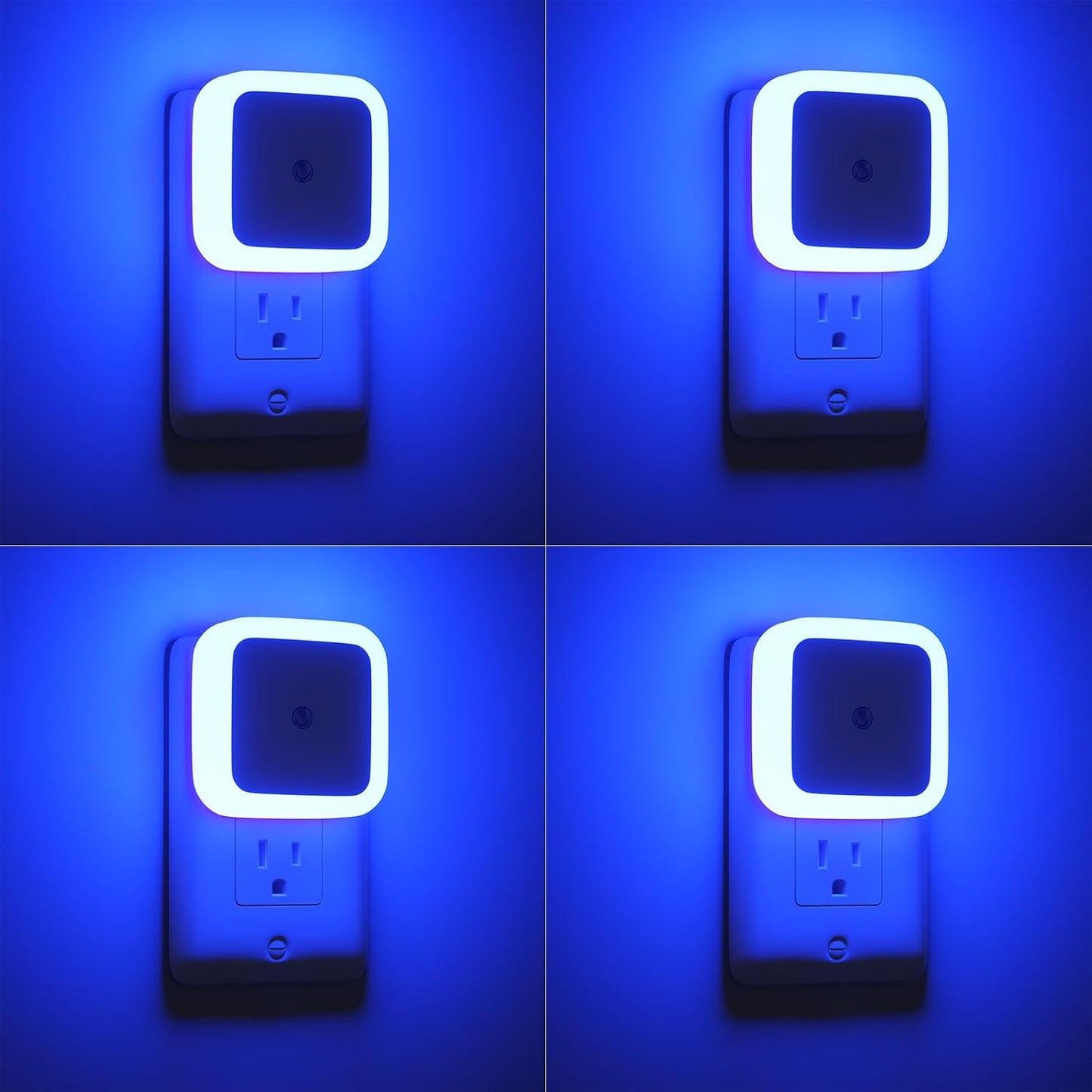 Sujeet Night Light, Night Lights Plug into Wall 4-Pack, Nightlight Plug in Night Lights, Dusk to Dawn Night Lamp Led Night Light for Bedroom, Bathroom, Hallway Warm White