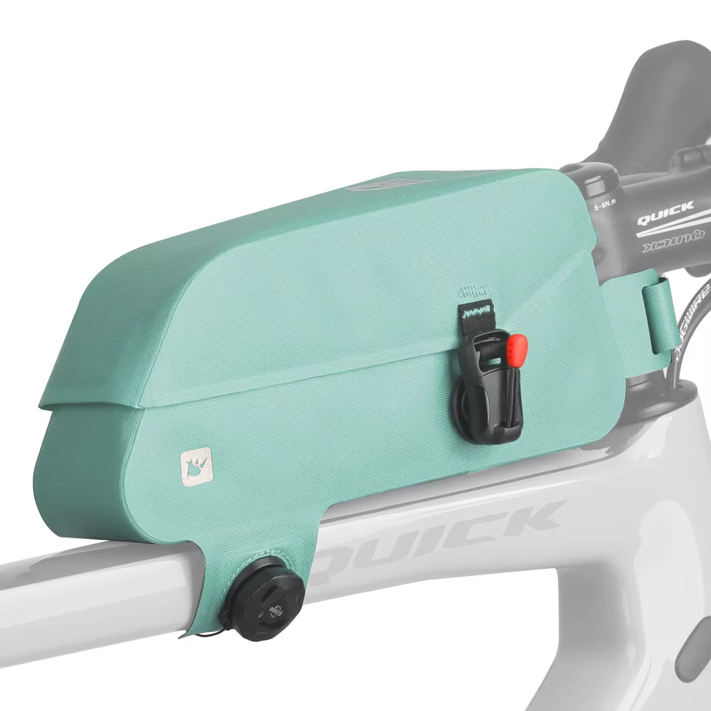 Rhinowalk Bicycle Waterproof Bag Cycling Top Front Tube Frame Bag Magnetic Closure and Knob Locking System for MTB Road Bike