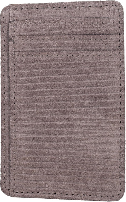 Viral Vault Slim Leather Wallet — Minimalist RFID-Blocking Front Pocket Card Holder
