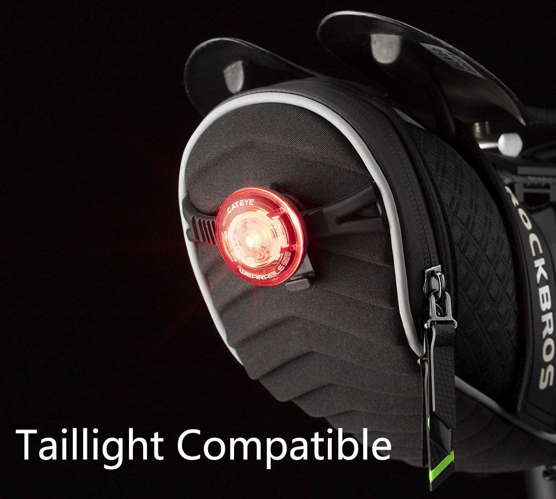 ROCKBROS Bike Seat Bag, Bicycle Saddle Bag under Seat 3D Shell Cycling Seat Pack for Mountain Road Bikes Black