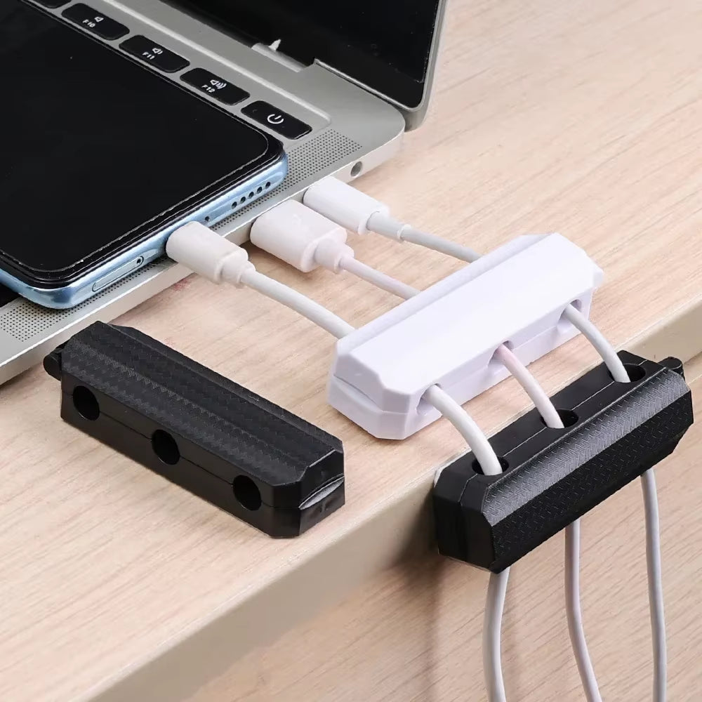 Viral Vault Magnetic Cable Organizer — Tangle-Free Desk & Charging Cable Holder