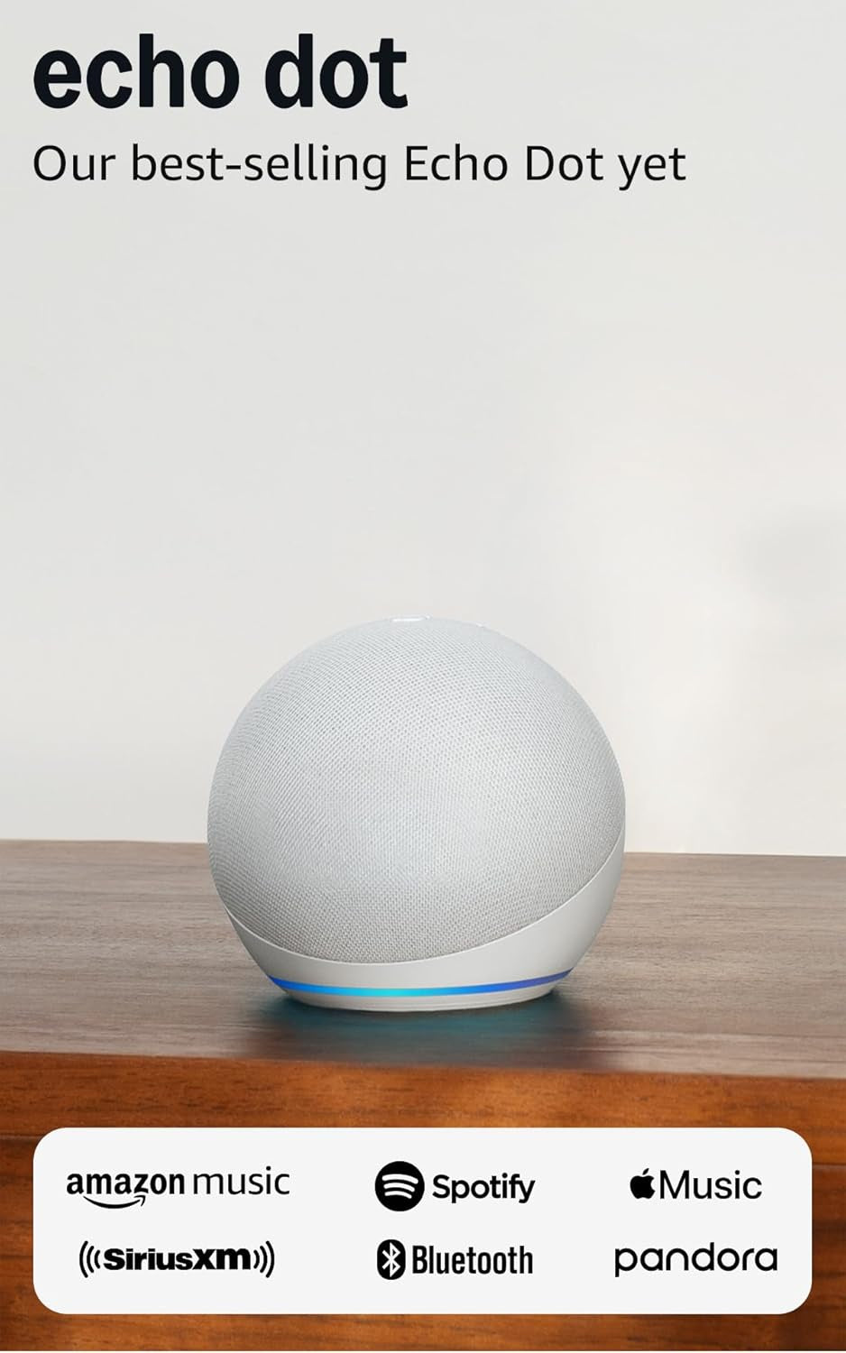 Echo Dot (Newest Model) - Vibrant Sounding Speaker, Designed for Alexa+, Great for Bedrooms, Dining Rooms and Offices, Charcoal