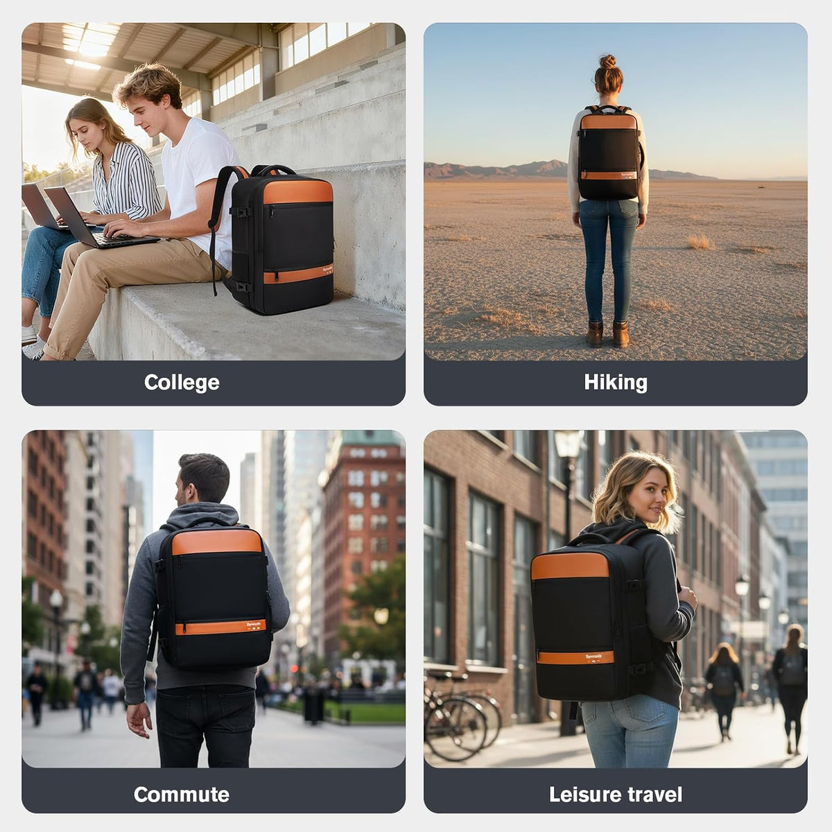 Exquisite Travel Laptop Backpack, Flight Approved Size Carry on Bag (25L)