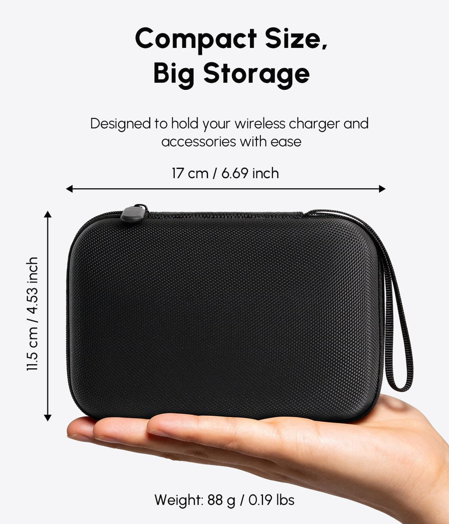 Viral Vault Wireless Charger Travel Case — Hard-Shell Organizer for Hicober 3-in-1 Charging Station