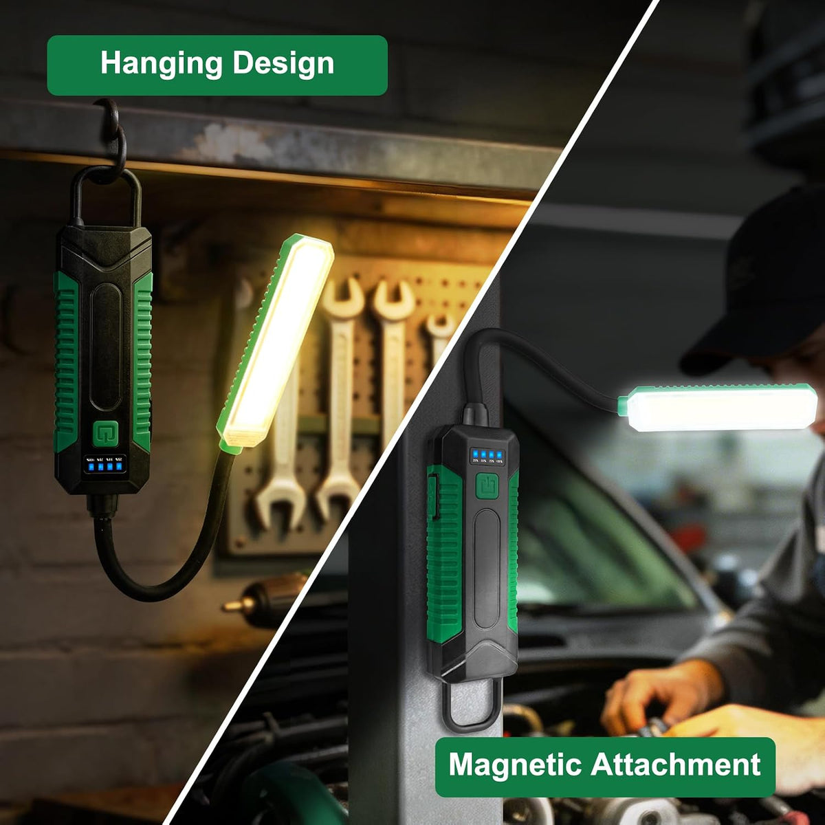 Viral Vault Flex Beam Rechargeable Magnetic Work Light