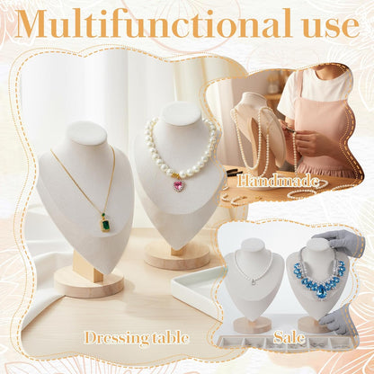 Viral Vault™ Luxe Display™ — 3-Piece Jewelry Necklace Display Stand Set