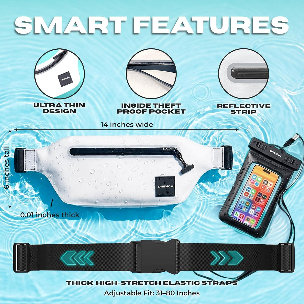 Viral Vault Waterproof Adventure Waist Pack & Floating Phone Case Set