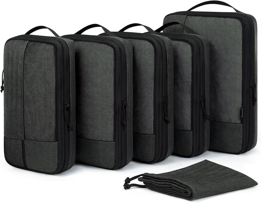 Viral Vault Compression Packing Cubes — 6-Piece Travel Organizer Set