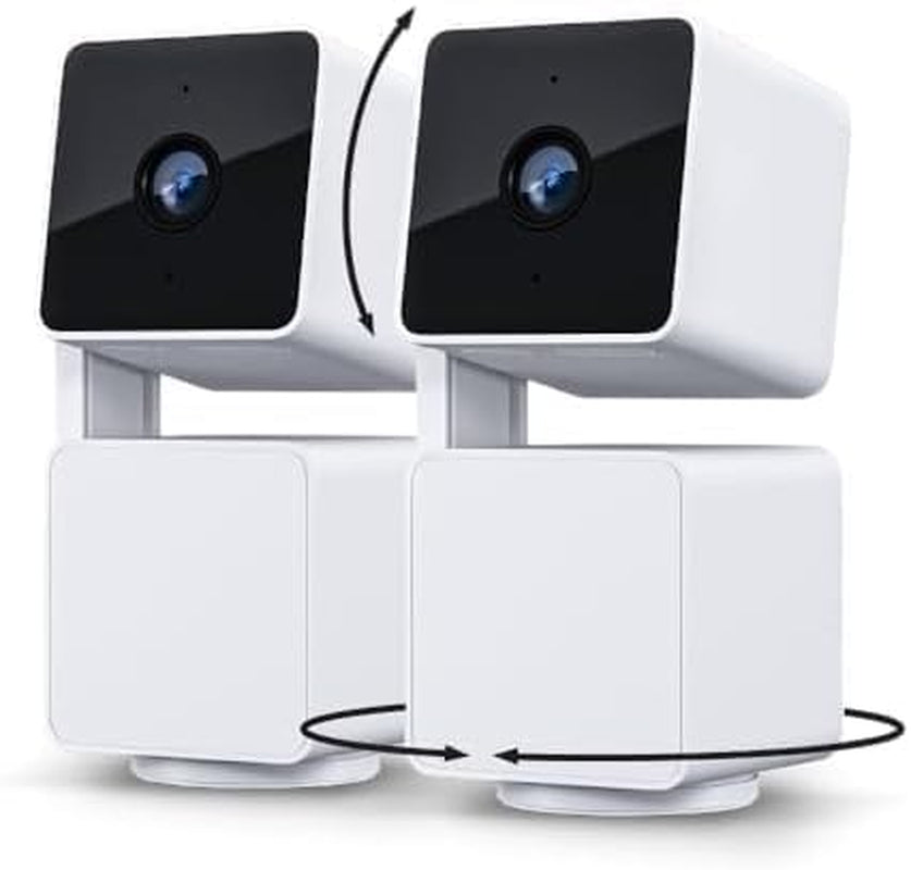 WYZE Cam Pan V3, Indoor/Outdoor Ip65-Rated 1080P Pan/Tilt/Zoom Wi-Fi Smart Home Security Camera with Color Night Vision, 2-Way Audio, Compatible with Alexa & Google Assistant, Free Expert Setup