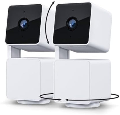 WYZE Cam Pan V3, Indoor/Outdoor Ip65-Rated 1080P Pan/Tilt/Zoom Wi-Fi Smart Home Security Camera with Color Night Vision, 2-Way Audio, Compatible with Alexa & Google Assistant, Free Expert Setup