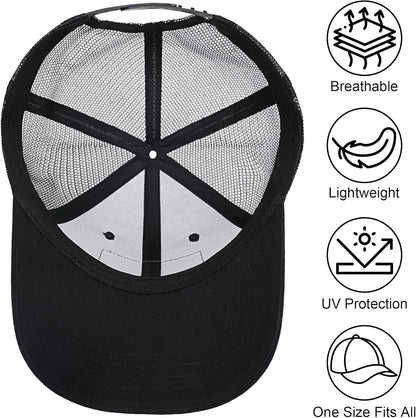 American Fish Flag Trucker Hat, Fishing Gifts for Men, Snapback Fishing Hat Perfect for Fishing and Daily Use