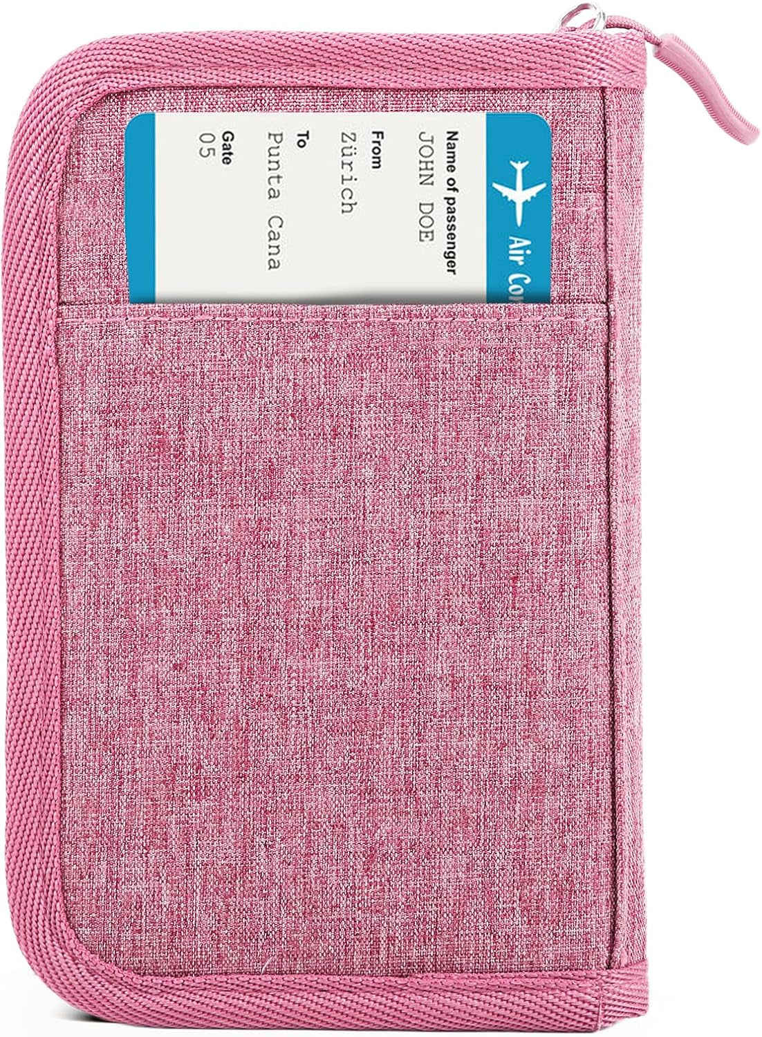 Viral Vault Leather Passport Holder — Genuine Leather, RFID Blocking & Air Tag Holder