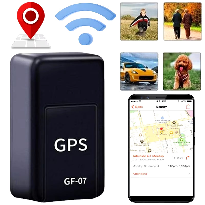 GPS Tracking Device GF07 Mini GPS Tracker Car GPS Position APP Strong Magnetic Anti-Lost Alarm Vehicle GPS Locator