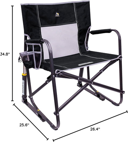 GCI Outdoor Freestyle Rocker XL Portable Folding Rocking Chair and Outdoor Camping Chair