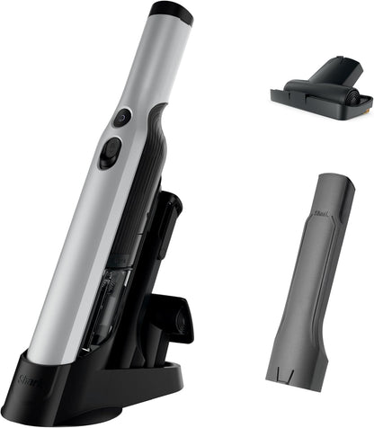 Shark WV201 WANDVAC Handheld Vacuum, Lightweight at 1.4 Pounds with Powerful Suction, Charging Dock, Single Touch Empty and Detachable Dust Cup,Graphite, Slate