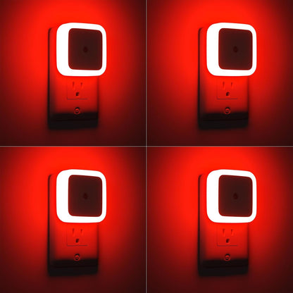 Sujeet Night Light, Night Lights Plug into Wall 4-Pack, Nightlight Plug in Night Lights, Dusk to Dawn Night Lamp Led Night Light for Bedroom, Bathroom, Hallway Warm White