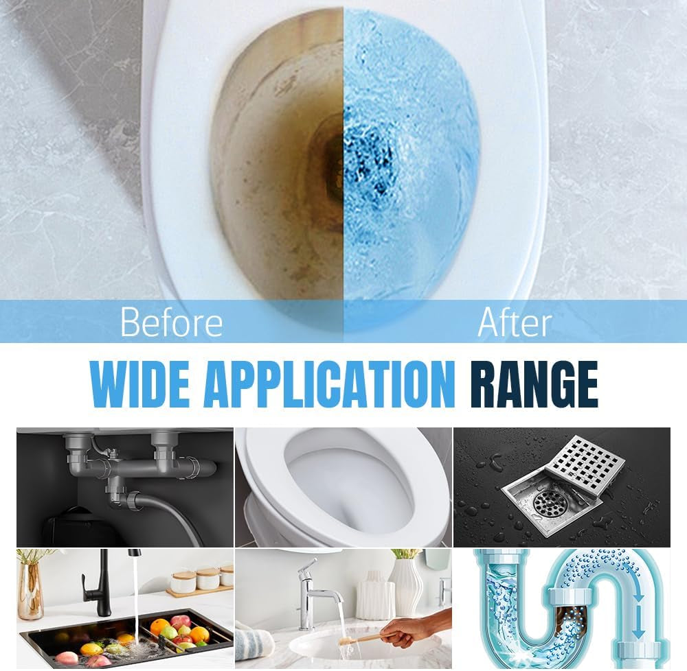 High Pressure Toilet Unblock a Shot, Toilet Plunger Clog Remover Tool, Toilet Pipe Plunger Drain Clog Remover Sink Plunger Kit Plumbing Tool for Sink Bathroom Kitchen Bathtub Clogged Pipe (1 Pack)