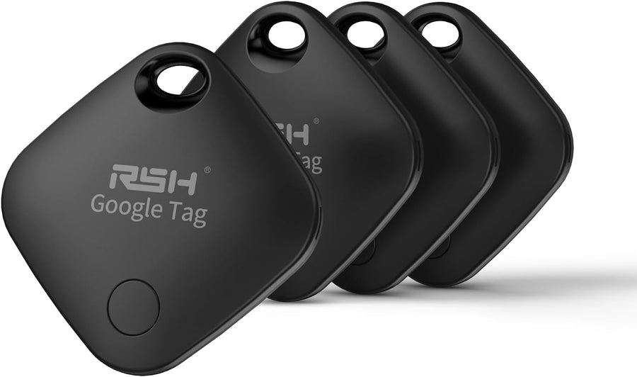 Air Tracker Tag for Android 4 Pack Luggage Tracker Tags 2026Update Works with Google Find Hub App Bluetooth Tracker Key Finder Item Locator for Luggage, Backpack, Suitcases, Replaceable Battery